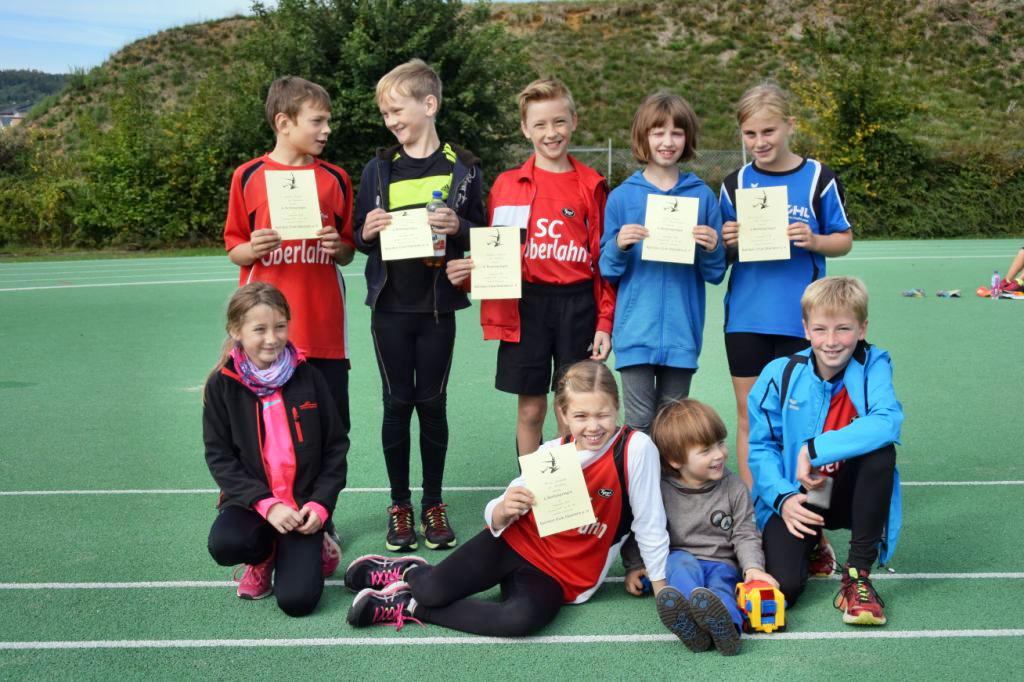 2015 09 29 Herbstspringen in Löhnberg 075 die Weitspringer der Klasse MWK U12